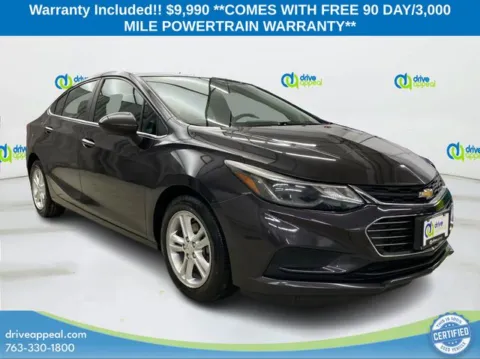 Gray 2016 Chevrolet Cruze LT for sale in New Hope, MN