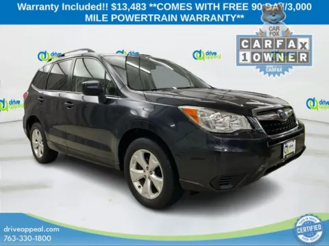 Gray 2014 Subaru Forester 2.5i Premium for sale in New Hope, MN