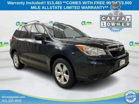 Gray 2014 Subaru Forester 2.5i Premium for sale in New Hope, MN