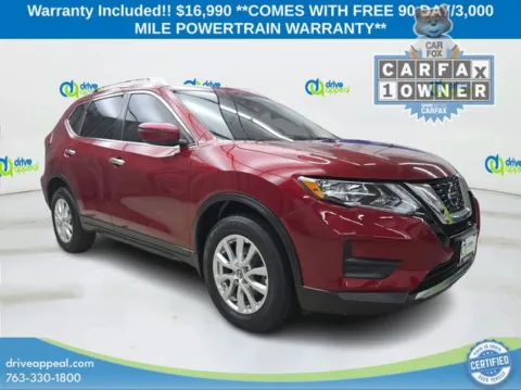 Red 2020 Nissan Rogue SV for sale in New Hope, MN