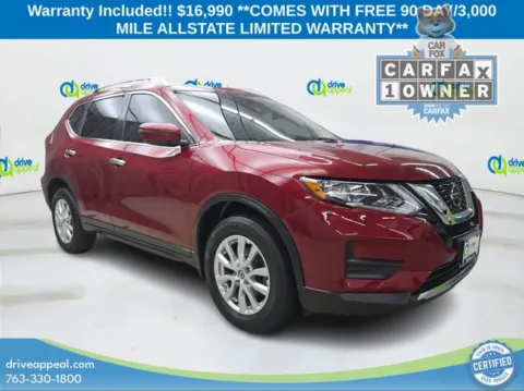 Red 2020 Nissan Rogue SV for sale in New Hope, MN