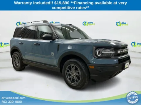Blue 2022 Ford Bronco Sport Big Bend for sale in New Hope, MN