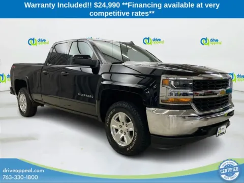 Black 2018 Chevrolet Silverado 1500 LT for sale in New Hope, MN