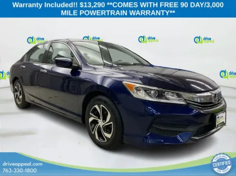 Black 2017 Honda Accord LX for sale in New Hope, MN