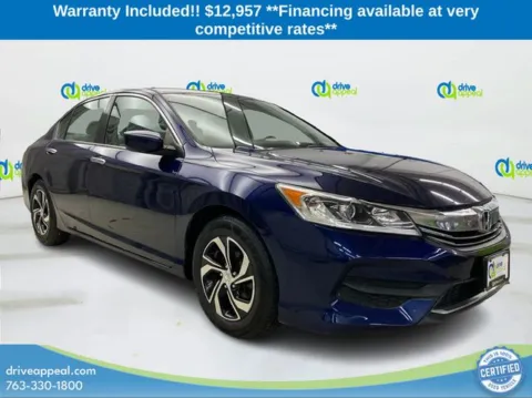 Black 2017 Honda Accord LX for sale in New Hope, MN