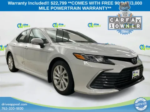 Silver 2022 Toyota Camry LE for sale in New Hope, MN