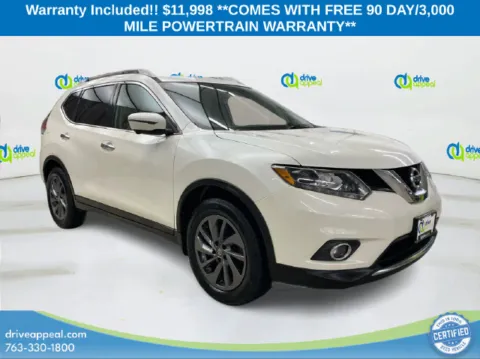 White 2016 Nissan Rogue SL for sale in New Hope, MN