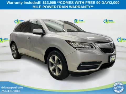 Silver 2014 Acura MDX 3.5L for sale in New Hope, MN