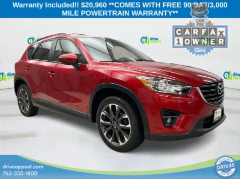 Red 2016 Mazda CX-5 Grand Touring for sale in New Hope, MN