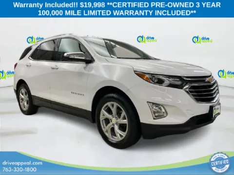 White 2020 Chevrolet Equinox Premier for sale in New Hope, MN