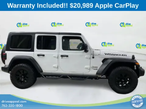 More photos of 2019 Jeep Wrangler Unlimited Sport S at Drive Appeal New Hope, MN