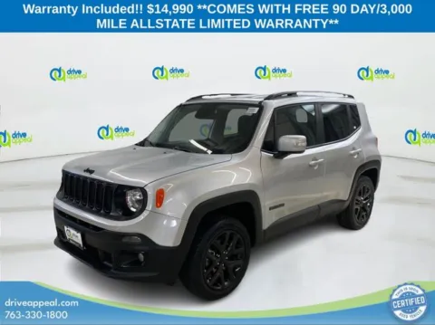 Silver 2017 Jeep Renegade Altitude for sale in New Hope, MN