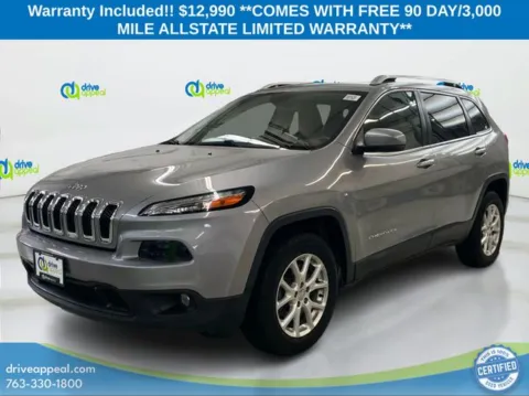 Silver 2015 Jeep Cherokee Latitude for sale in New Hope, MN