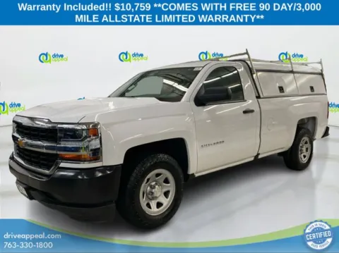 White 2017 Chevrolet Silverado 1500 WT for sale in New Hope, MN
