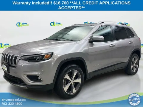 Silver 2019 Jeep Cherokee Limited for sale in New Hope, MN