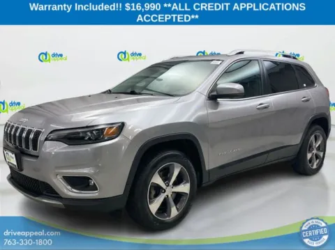 Silver 2019 Jeep Cherokee Limited for sale in New Hope, MN