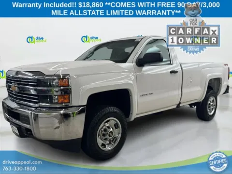 White 2016 Chevrolet Silverado 2500HD Work Truck for sale in New Hope, MN