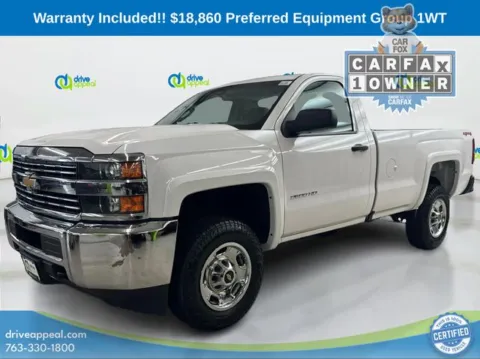 White 2016 Chevrolet Silverado 2500HD Work Truck for sale in New Hope, MN