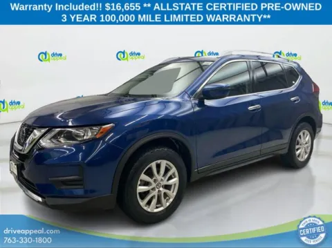 Blue 2020 Nissan Rogue SV for sale in New Hope, MN