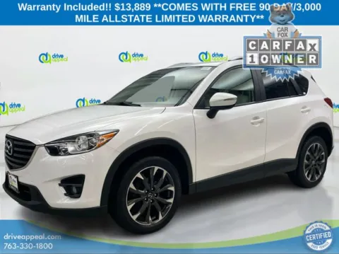 White 2016 Mazda CX-5 Grand Touring for sale in New Hope, MN