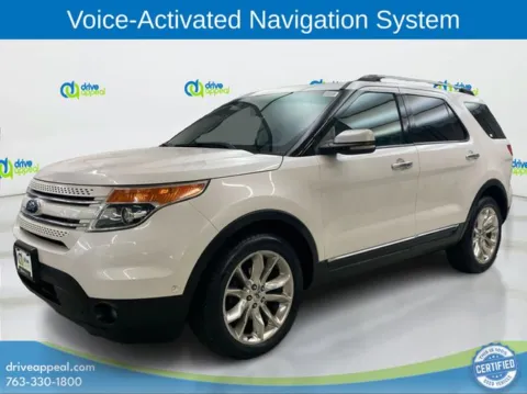 White 2011 Ford Explorer Limited for sale in New Hope, MN