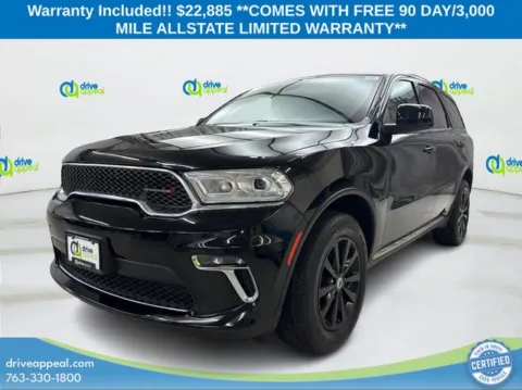 Black 2022 Dodge Durango SXT for sale in New Hope, MN
