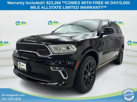 Black 2022 Dodge Durango SXT for sale in New Hope, MN
