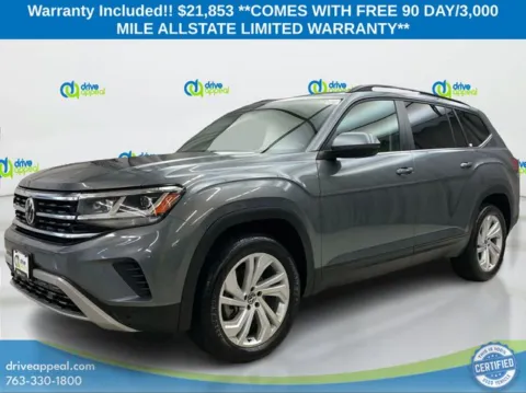 Gray 2021 Volkswagen Atlas 3.6L V6 SE w/Technology for sale in New Hope, MN