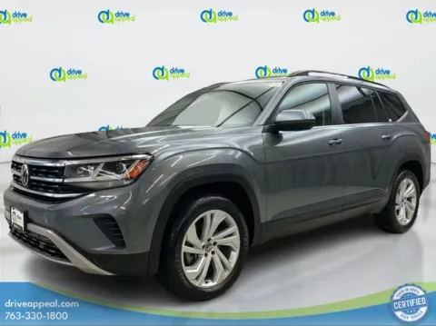 Gray 2021 Volkswagen Atlas 3.6L V6 SE w/Technology for sale in New Hope, MN