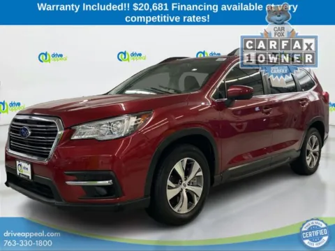 Red 2021 Subaru Ascent Premium for sale in New Hope, MN