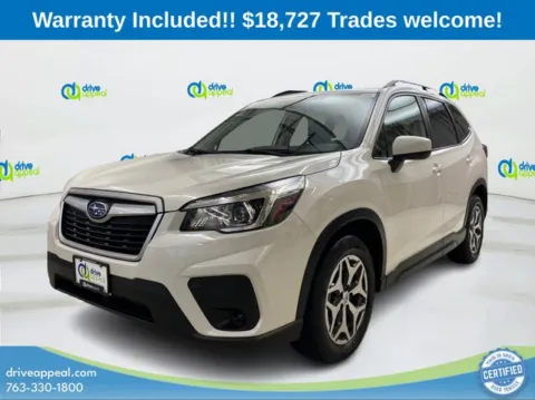 White 2019 Subaru Forester Premium for sale in New Hope, MN