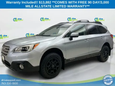 Silver 2016 Subaru Outback 2.5i Premium for sale in New Hope, MN