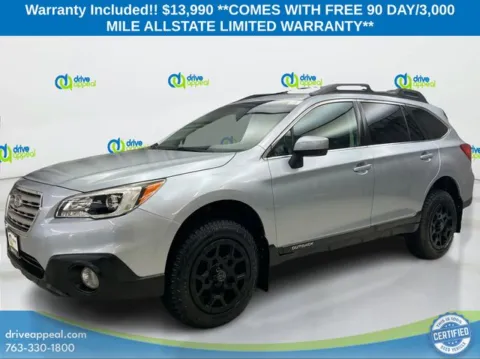Silver 2016 Subaru Outback 2.5i Premium for sale in New Hope, MN