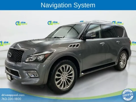 Gray 2016 INFINITI QX80 for sale in New Hope, MN