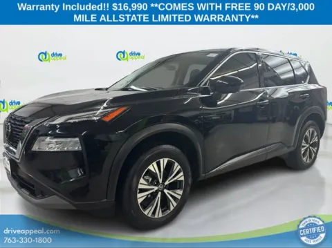 Black 2021 Nissan Rogue SV for sale in New Hope, MN