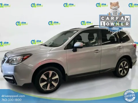Silver 2018 Subaru Forester 2.5i Premium for sale in New Hope, MN