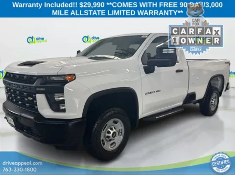 White 2020 Chevrolet Silverado 2500HD Work Truck for sale in New Hope, MN