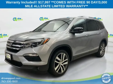 Gray 2017 Honda Pilot Elite for sale in New Hope, MN