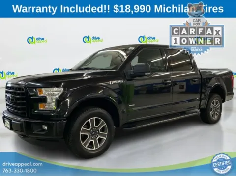 Black 2015 Ford F-150 XLT for sale in New Hope, MN