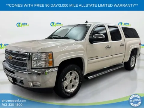 White 2013 Chevrolet Silverado 1500 LT for sale in New Hope, MN