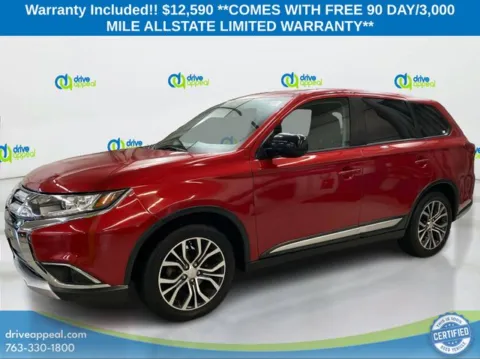 Red 2017 Mitsubishi Outlander ES for sale in New Hope, MN