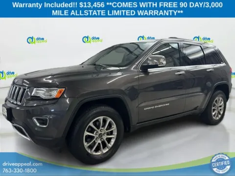 Gray 2015 Jeep Grand Cherokee Limited for sale in New Hope, MN
