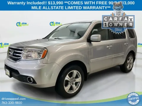 Silver 2014 Honda Pilot EX-L for sale in New Hope, MN