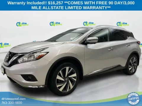 Silver 2017 Nissan Murano Platinum for sale in New Hope, MN