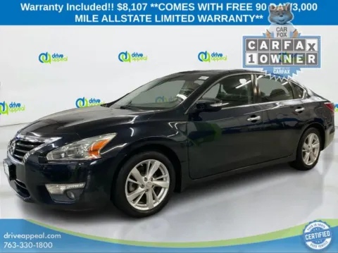 Blue 2013 Nissan Altima 2.5 SV for sale in New Hope, MN