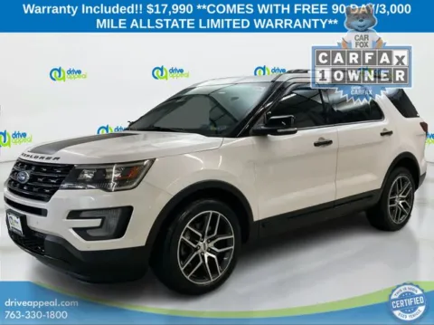White 2017 Ford Explorer Sport for sale in New Hope, MN