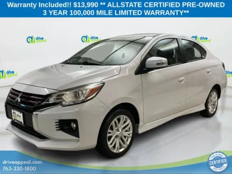 White 2021 Mitsubishi Mirage G4 SE for sale in New Hope, MN