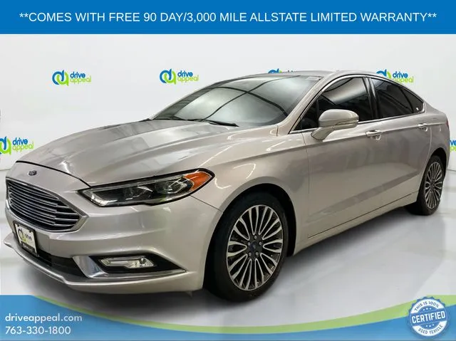 Silver 2018 Ford Fusion Titanium for sale in New Hope, MN