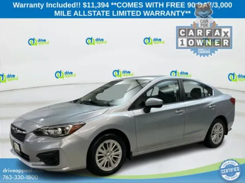 Silver 2018 Subaru Impreza 2.0i Premium for sale in New Hope, MN