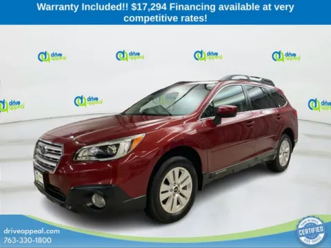 Red 2017 Subaru Outback 2.5i Premium for sale in New Hope, MN